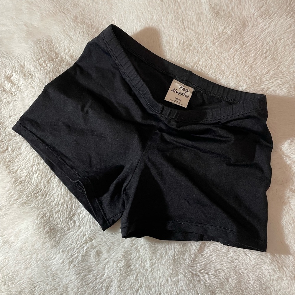 Body Wrappers Black Dancewear Shorts
